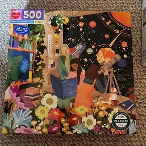 Bookstore Astronomy 500-Piece Puzzle - Multicolor